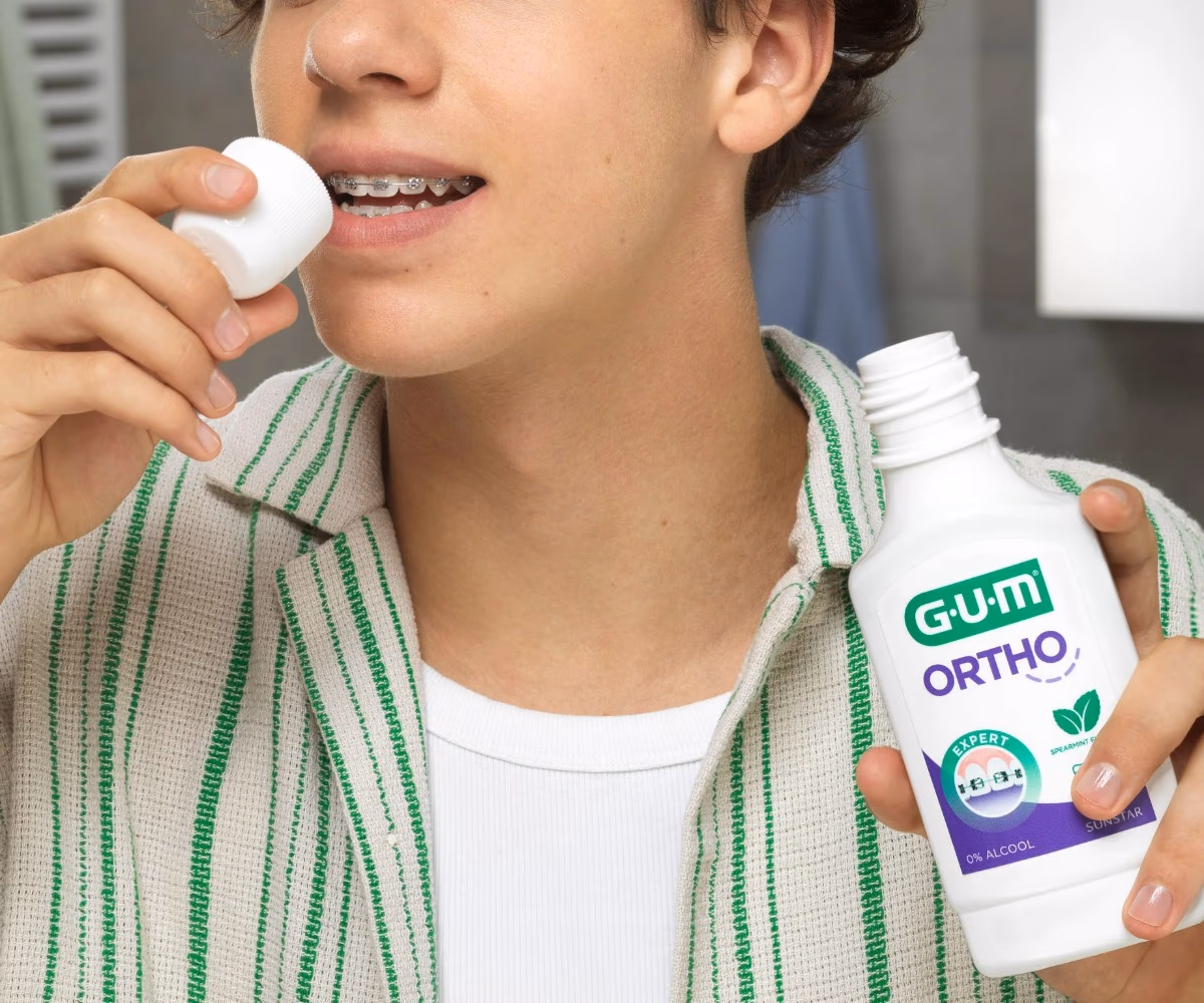 GUM Ortho Mouthrinse 300ml 3