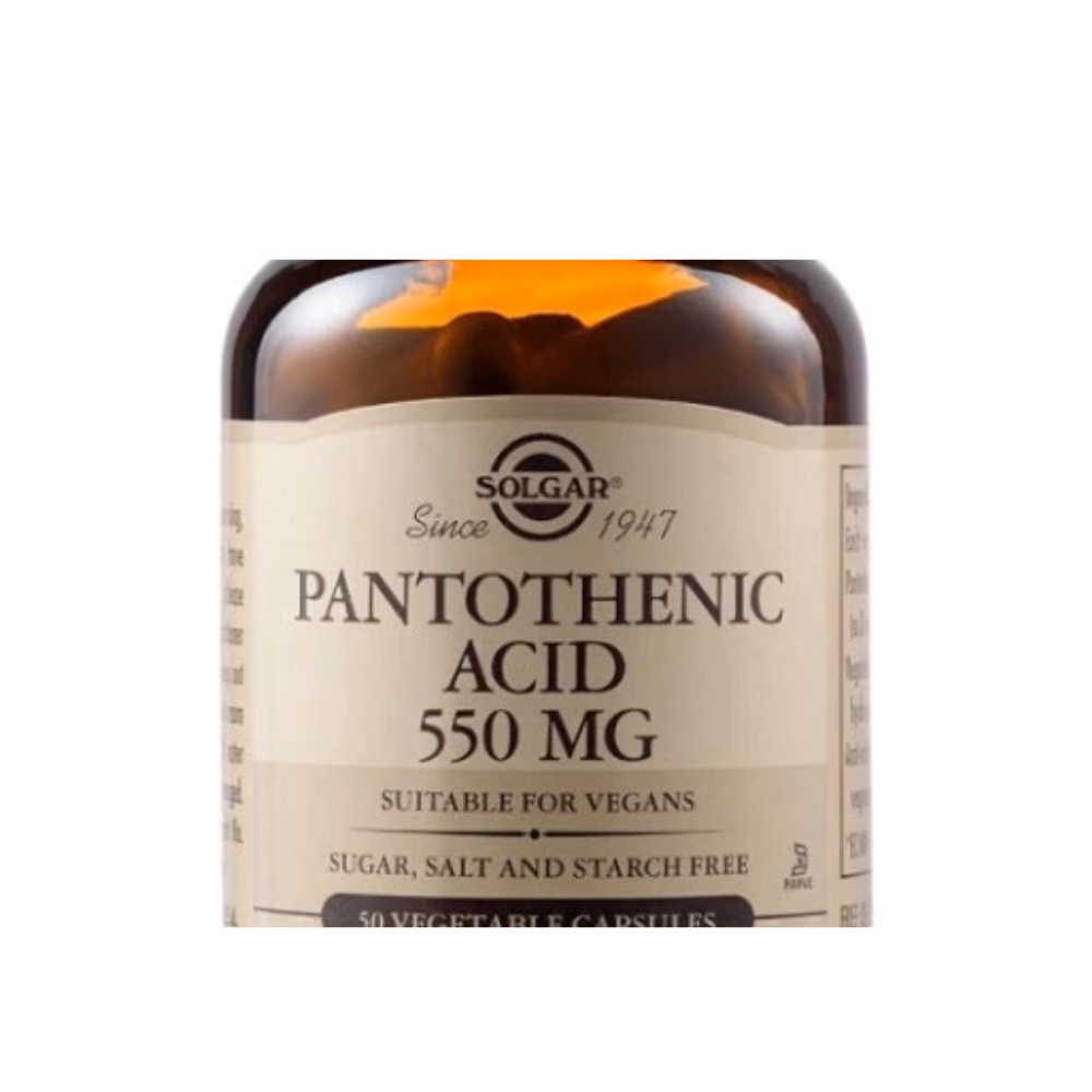 Solgar Pantothenic Acid 550mg -100 Capsules 3