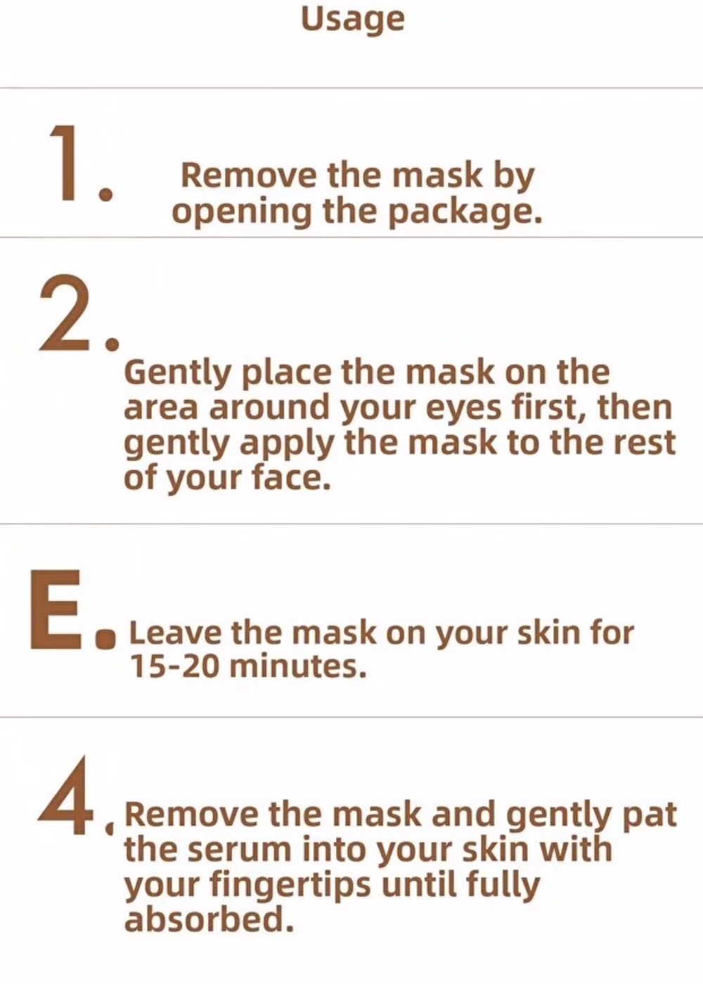 Dermal COC Moisture Barrier Relaxing Face Mask 25g 5