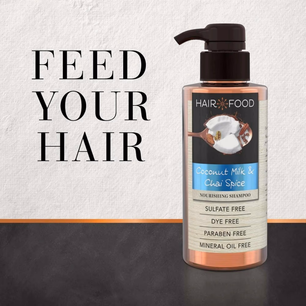 Hair Food Coconut Milk & Chai Spice Nourishing Shampoo 300ml 3