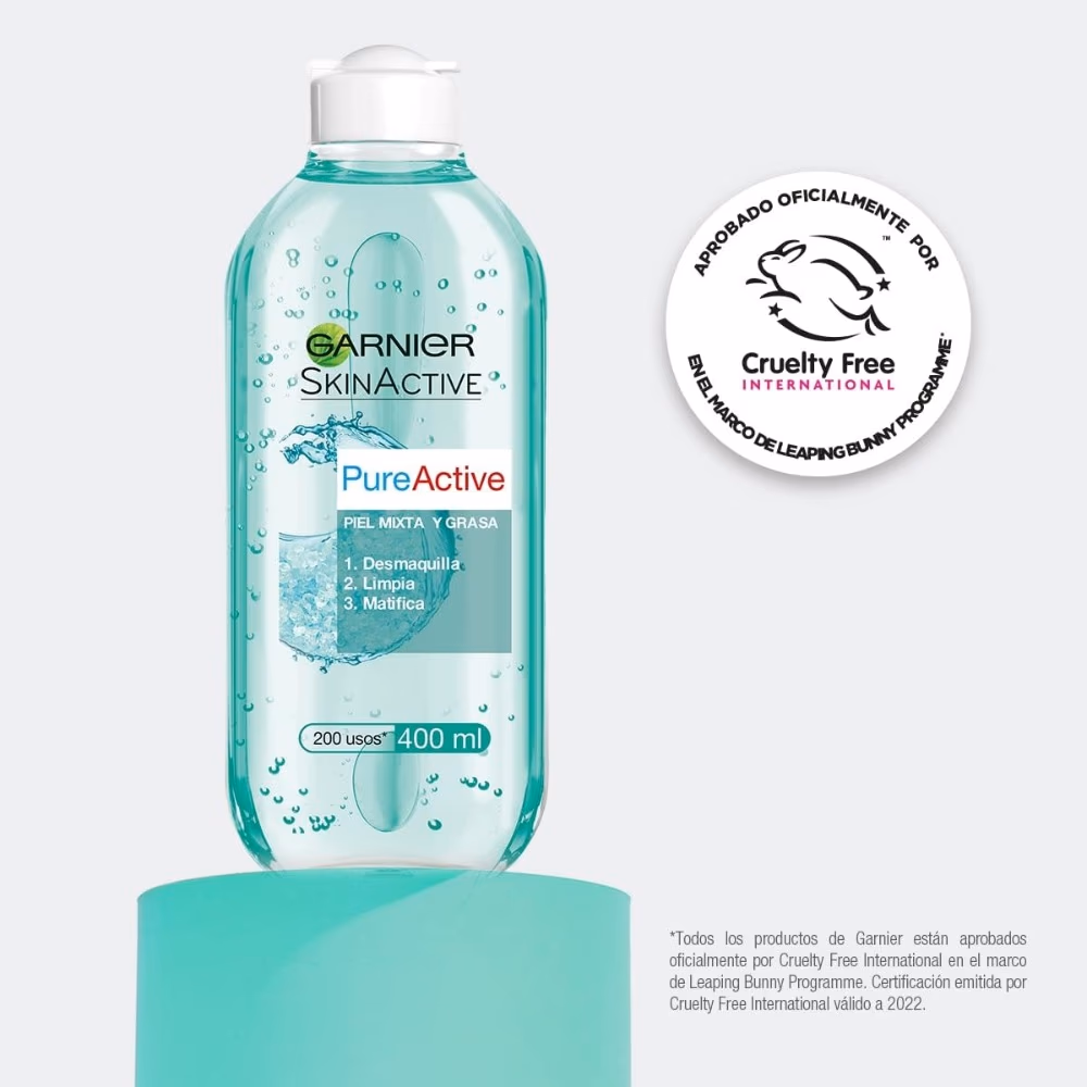Garnier SkinActive Pure Active Micellar Water 400ml 5