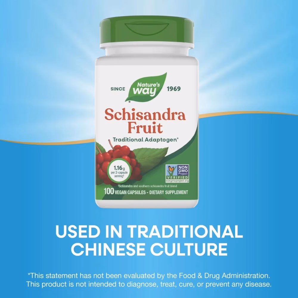 Natures Way Schisandra Fruit -100 Capsules 5