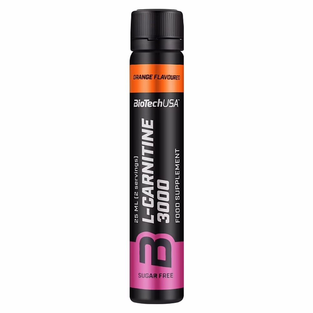 BioTechUSA L-Carnitine 3000 Orange Shot 20s: Convenient High-Dose L-Carnitine for Fat Metabolism & Energy 2