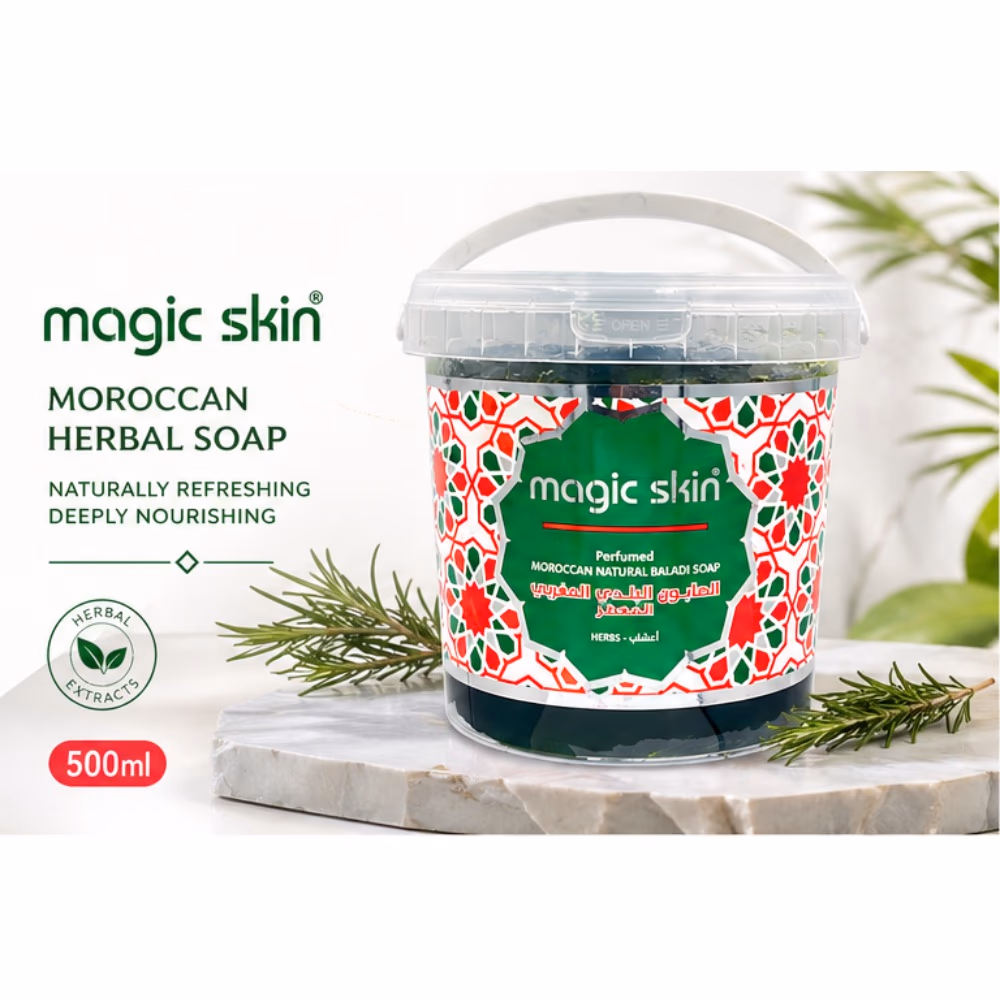 Magic Skin Moroccan Herbal Soap 500ml 2