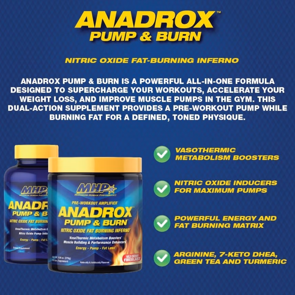 MHP Anadrox Pump & Burn Apple Cinnamon (279g) 3