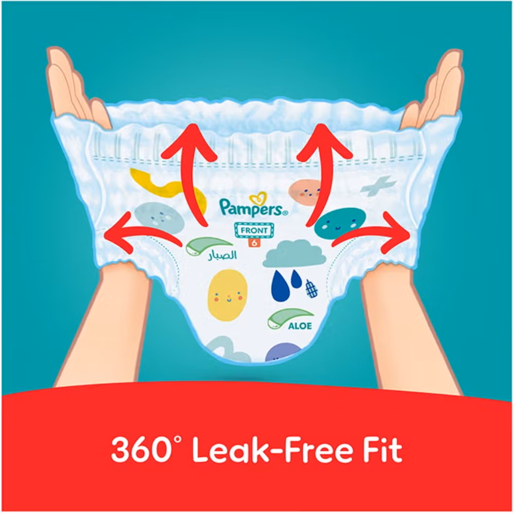 Pampers 6 Pants Rash Protection Aloe 68 Diapers 3