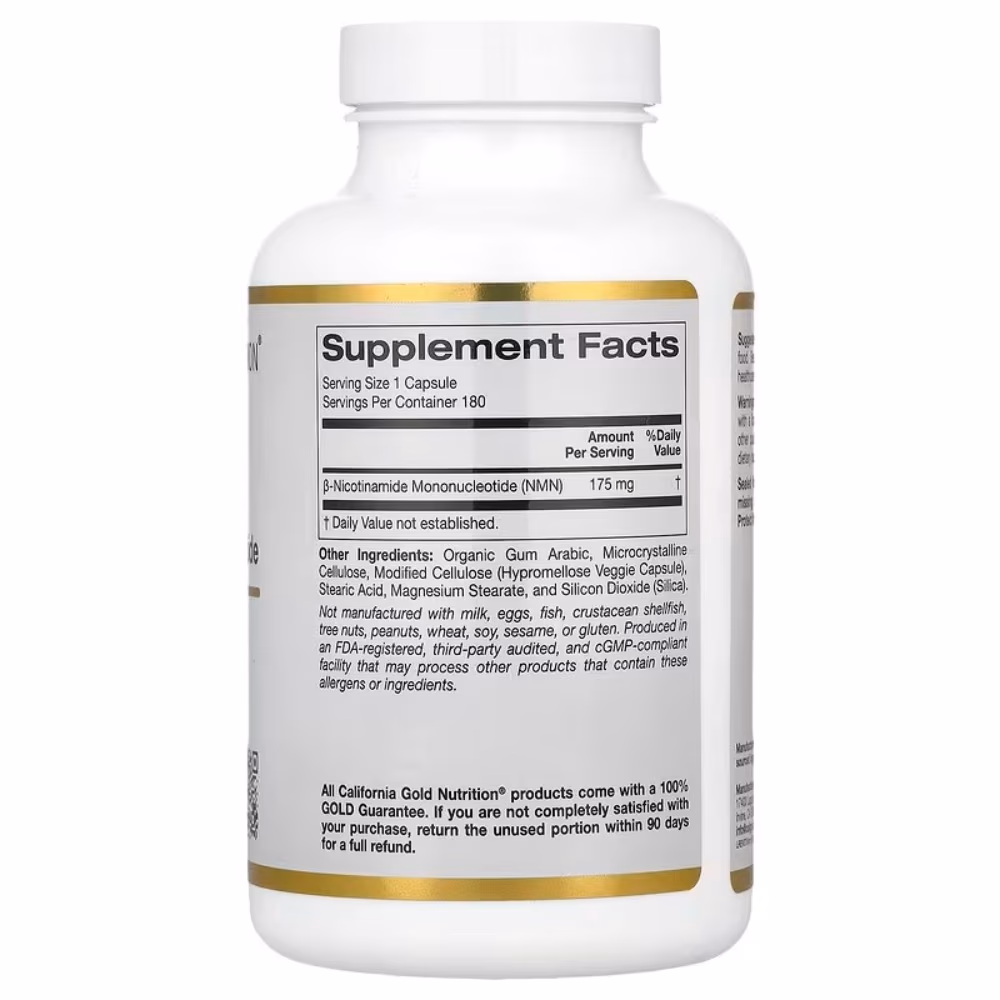 California Gold NMN Nicotinamide 175mg V Caps 60s 2