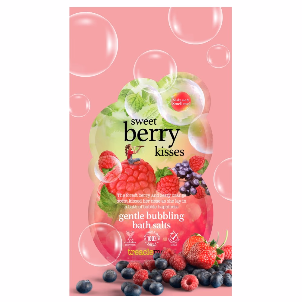 Treacle Moon Berry Kiss Soft Bubbling Bathsalt 80g  3