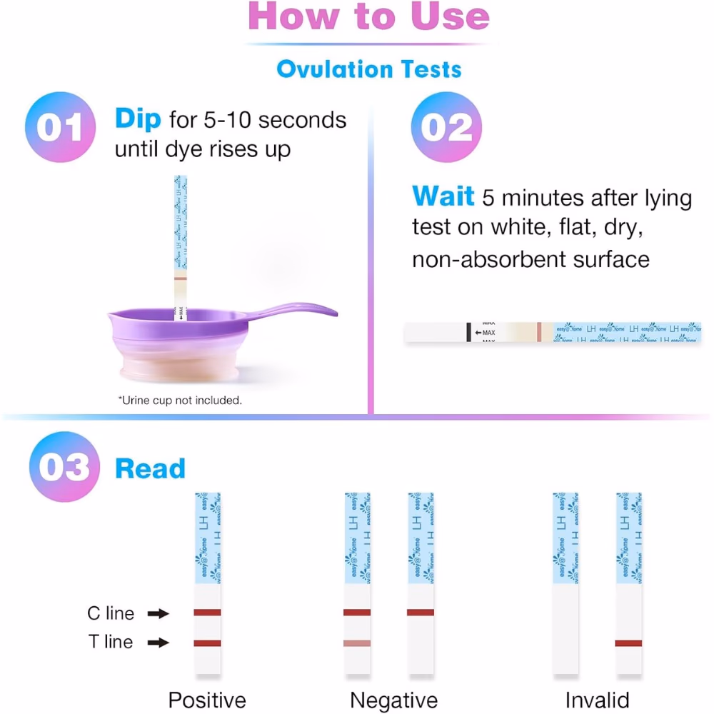 Easy Home Ovulation Test- 25 Strips 4