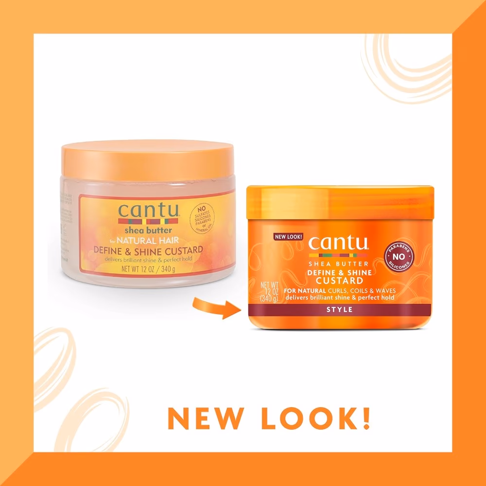 Cantu Shea Butter Define & Shine Custard 340g 4