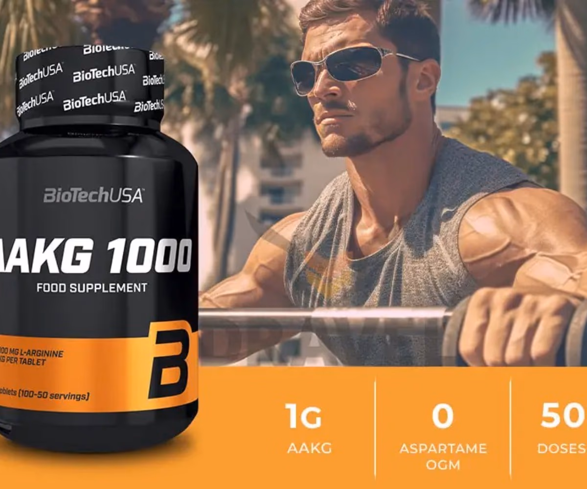 BioTech USA AAKG 1000mg - 100 Tablets 2