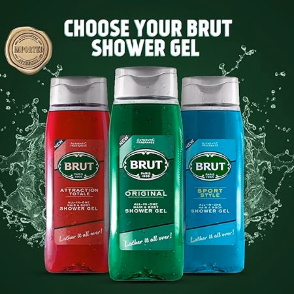 Brut Shower Gel Original 500ml  3