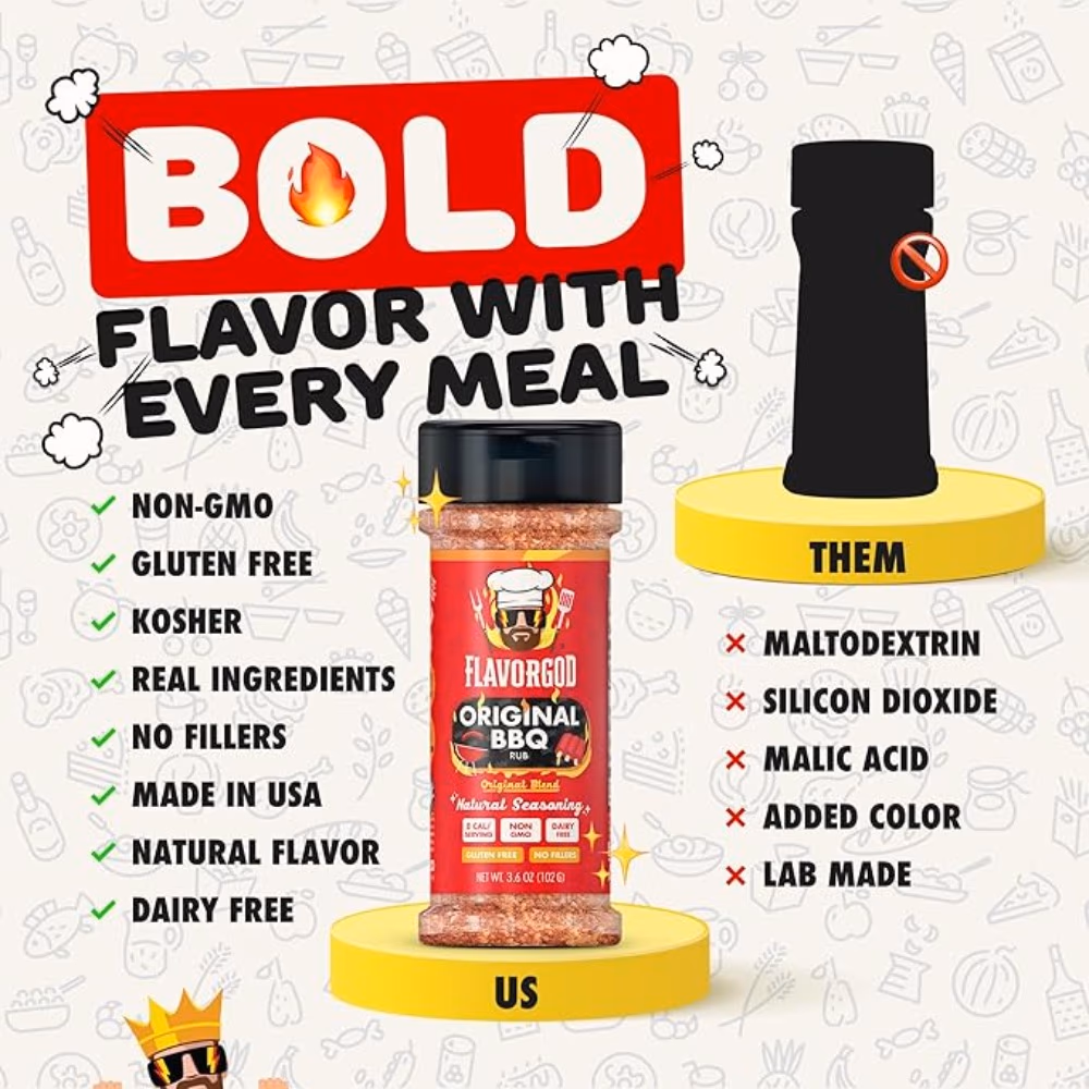 FlavorGod Spice Original BBQ 102g 3