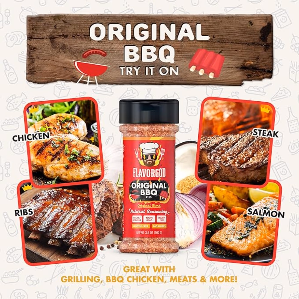 FlavorGod Spice Original BBQ 102g 4
