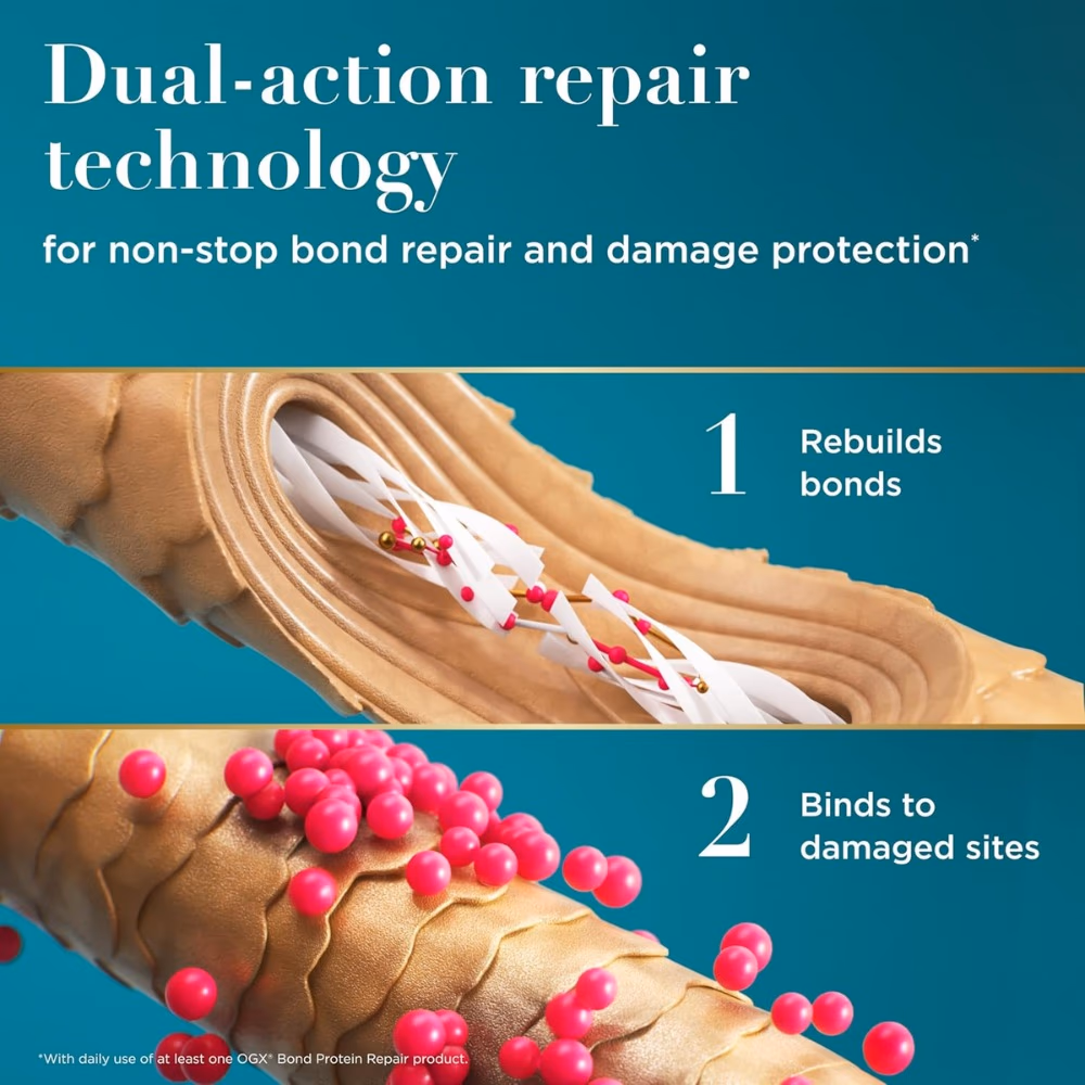 OGX Bond Protein Repair Heat Protect Spray 193ml 5