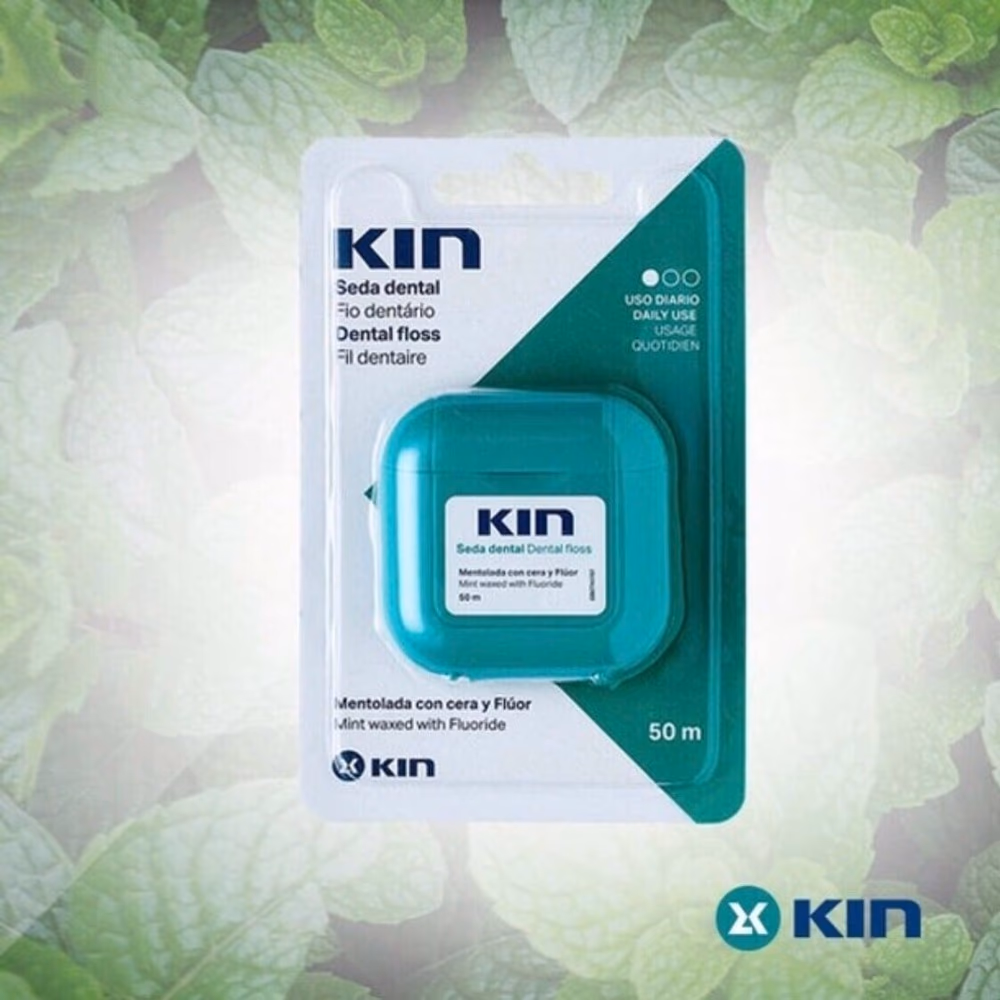 KIN Dental Floss with Fluor Mint 50M 2