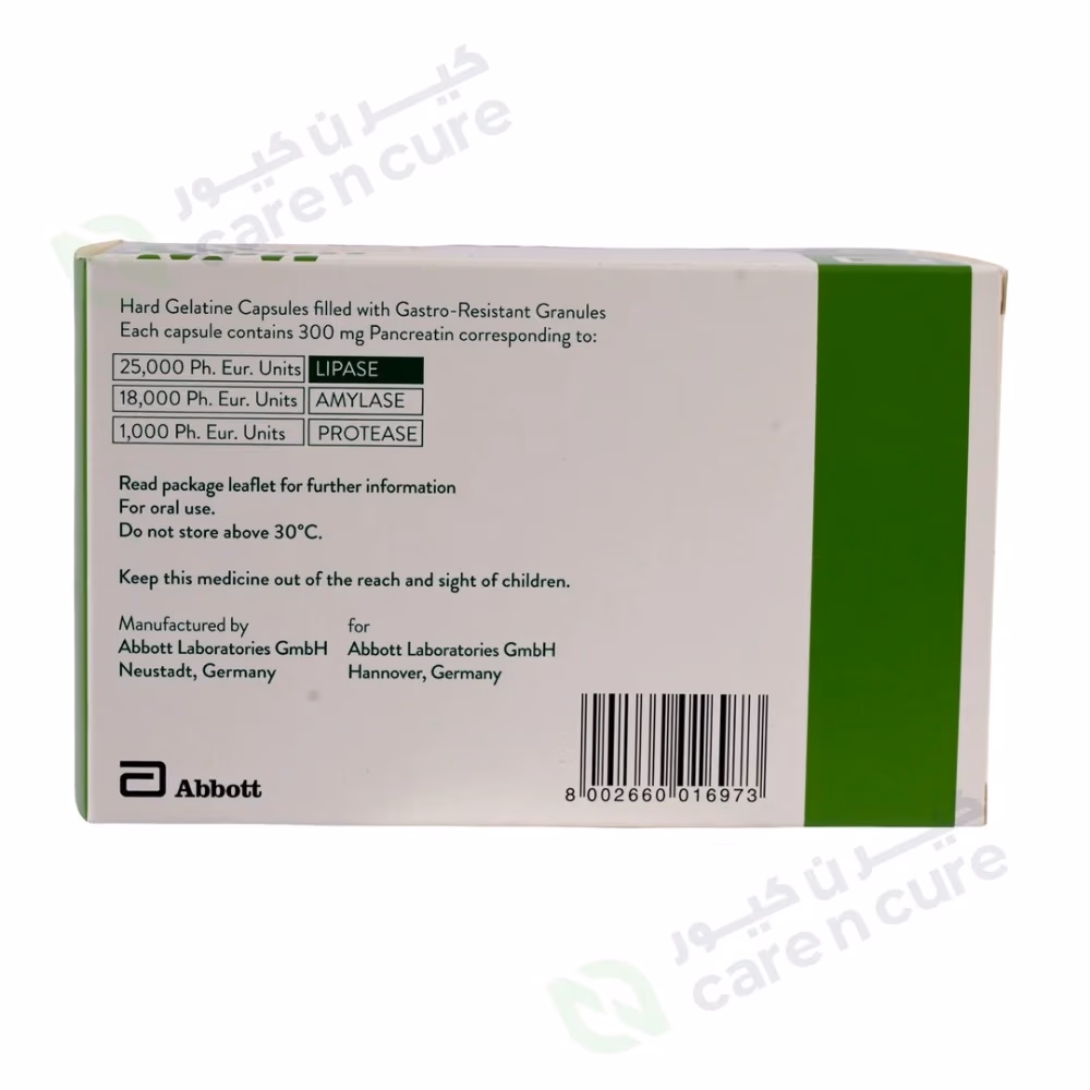 Creon 25000 (300mg) 100 Capsules 3