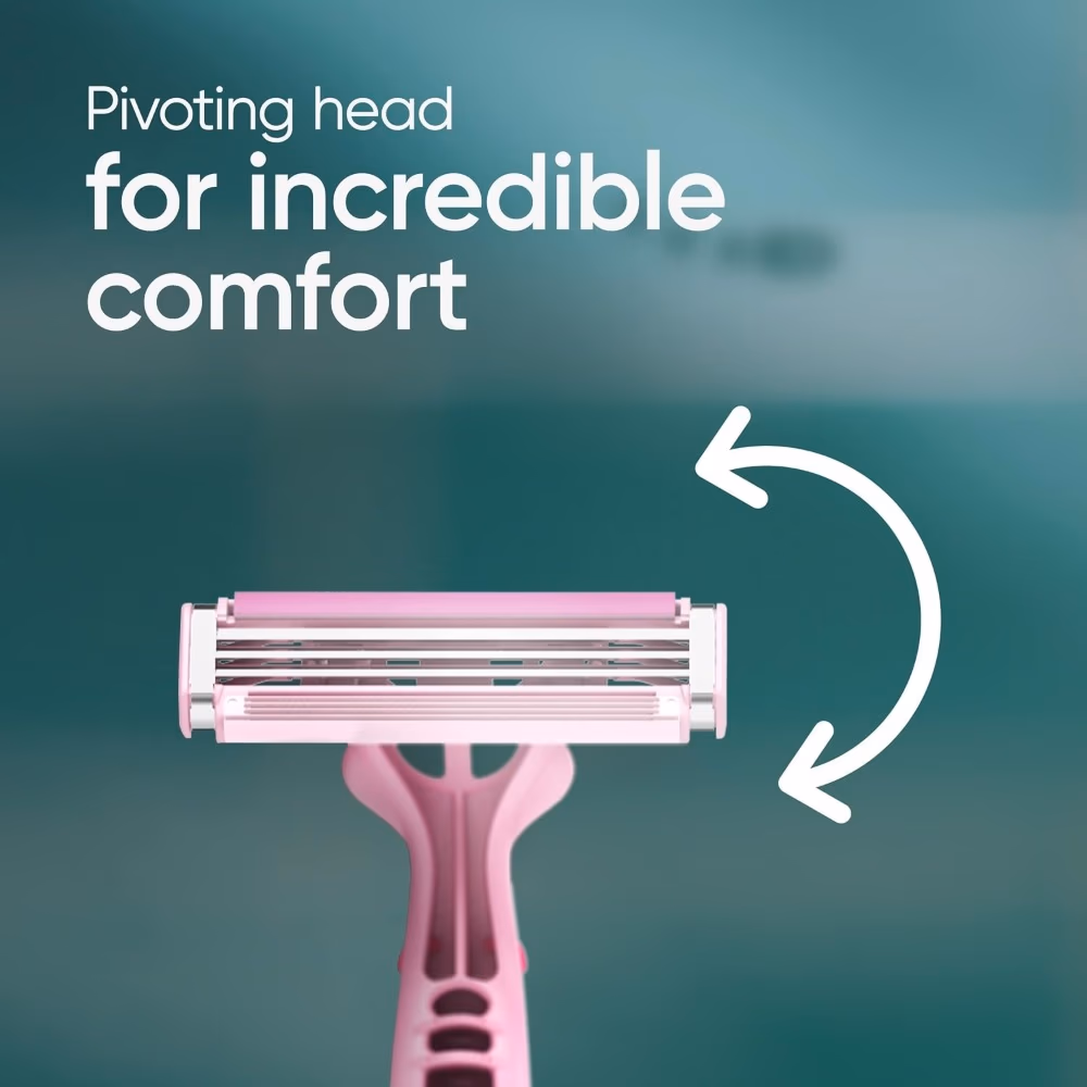 Gillette Simply Venus 3 Disposable Razors – 12 Pack (8 + 4 Free) 2