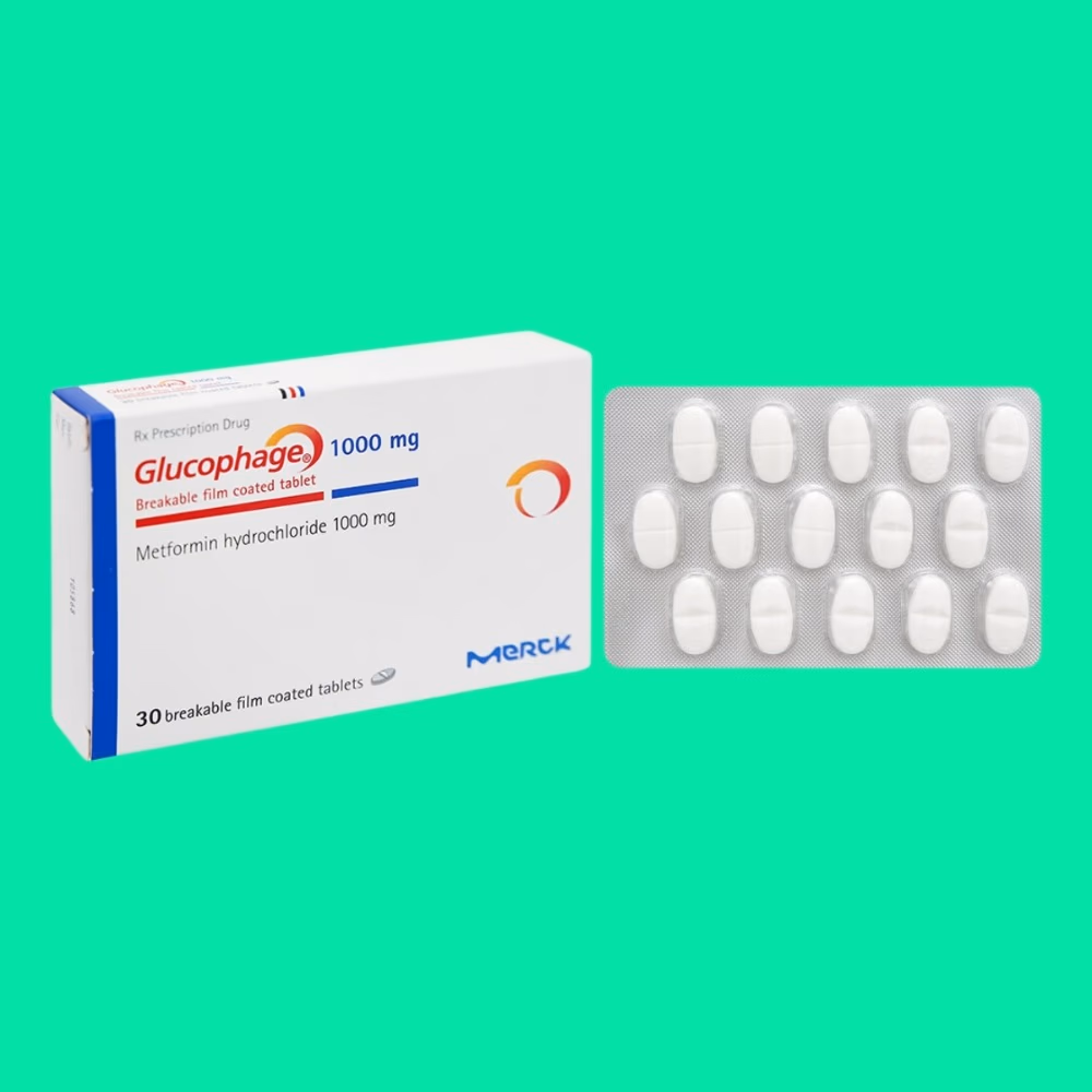 Glucophage 1000mg Tablet | Pack of 30  5