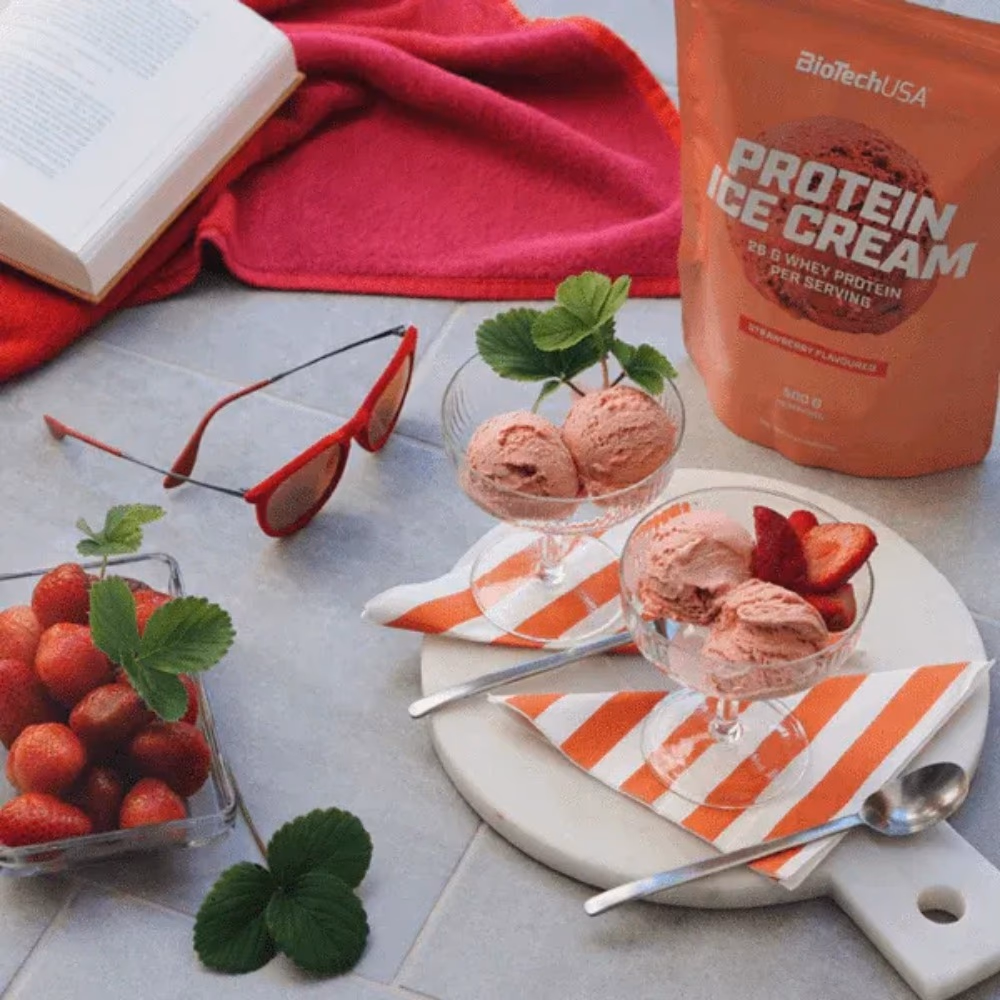 Biotech Protein Ice Cream Strawberry 500g 4