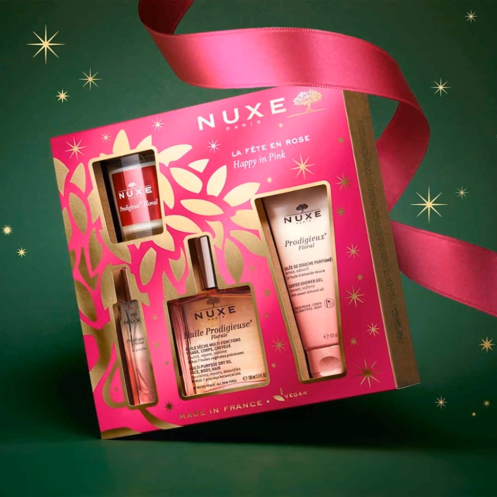 Nuxe Paris Huile Prodigieuse Florale Happy in Pink Gift Set 5