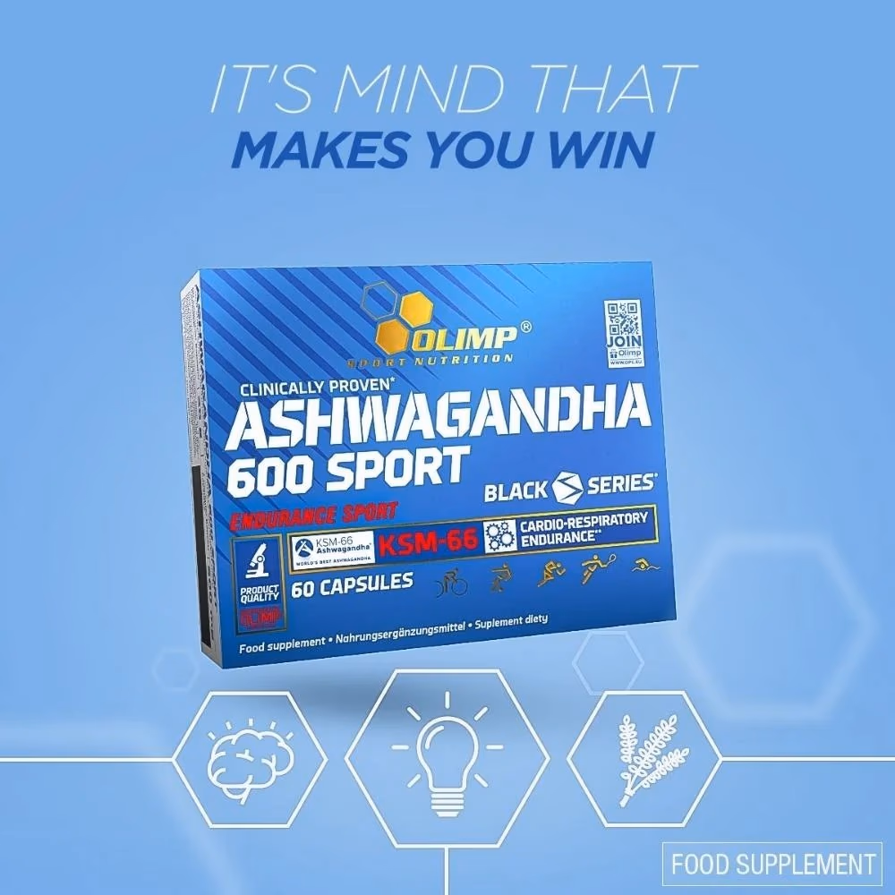 Olimp Ashwagandha 600 Sport 60 Capsules 3