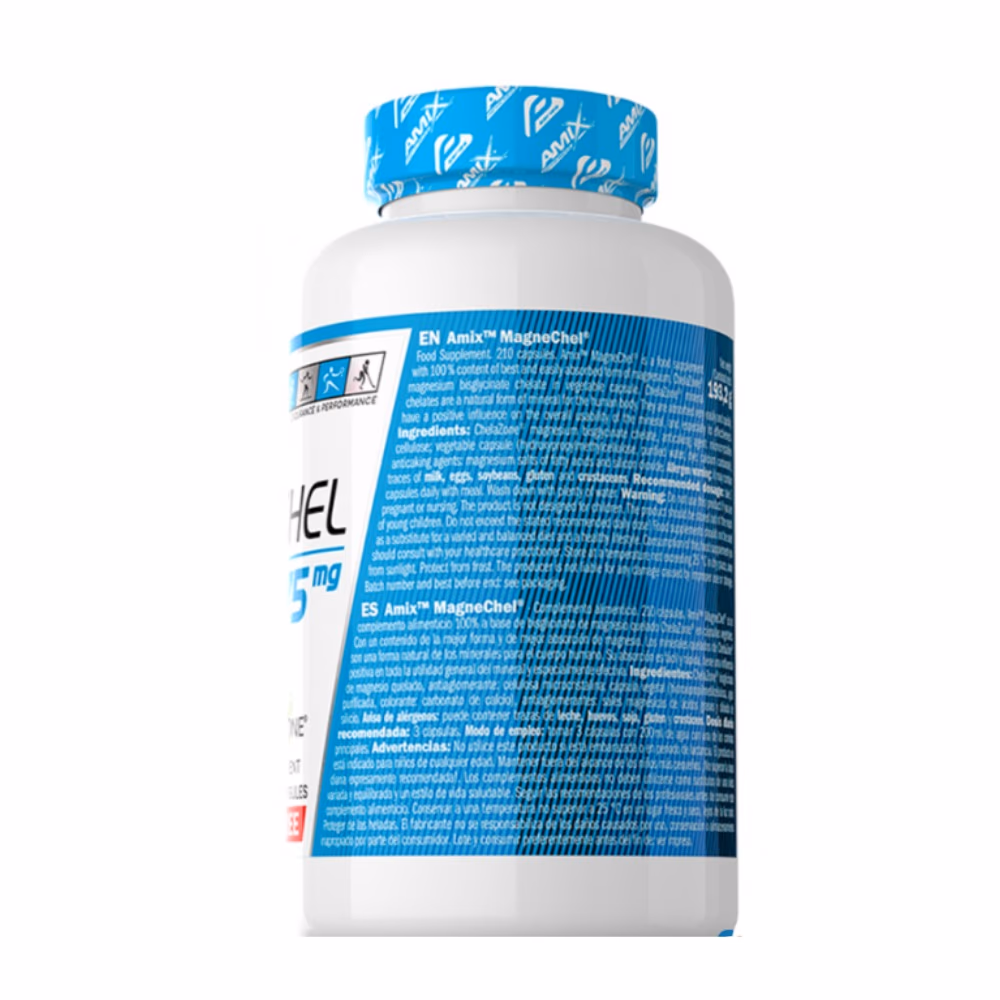 Amix MagneChel Magnesium Bisglycinate Chelate 375mg 30 Capsules 3