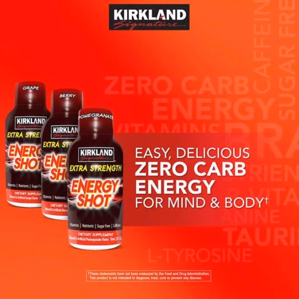 Kirkland Extra Strength Energy Shot Berry 59ml 4