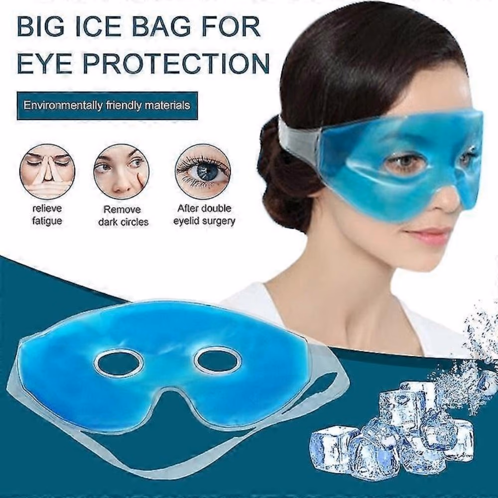 EzyCare Hot & Cold Gel Beads Face Mask – Blue 4