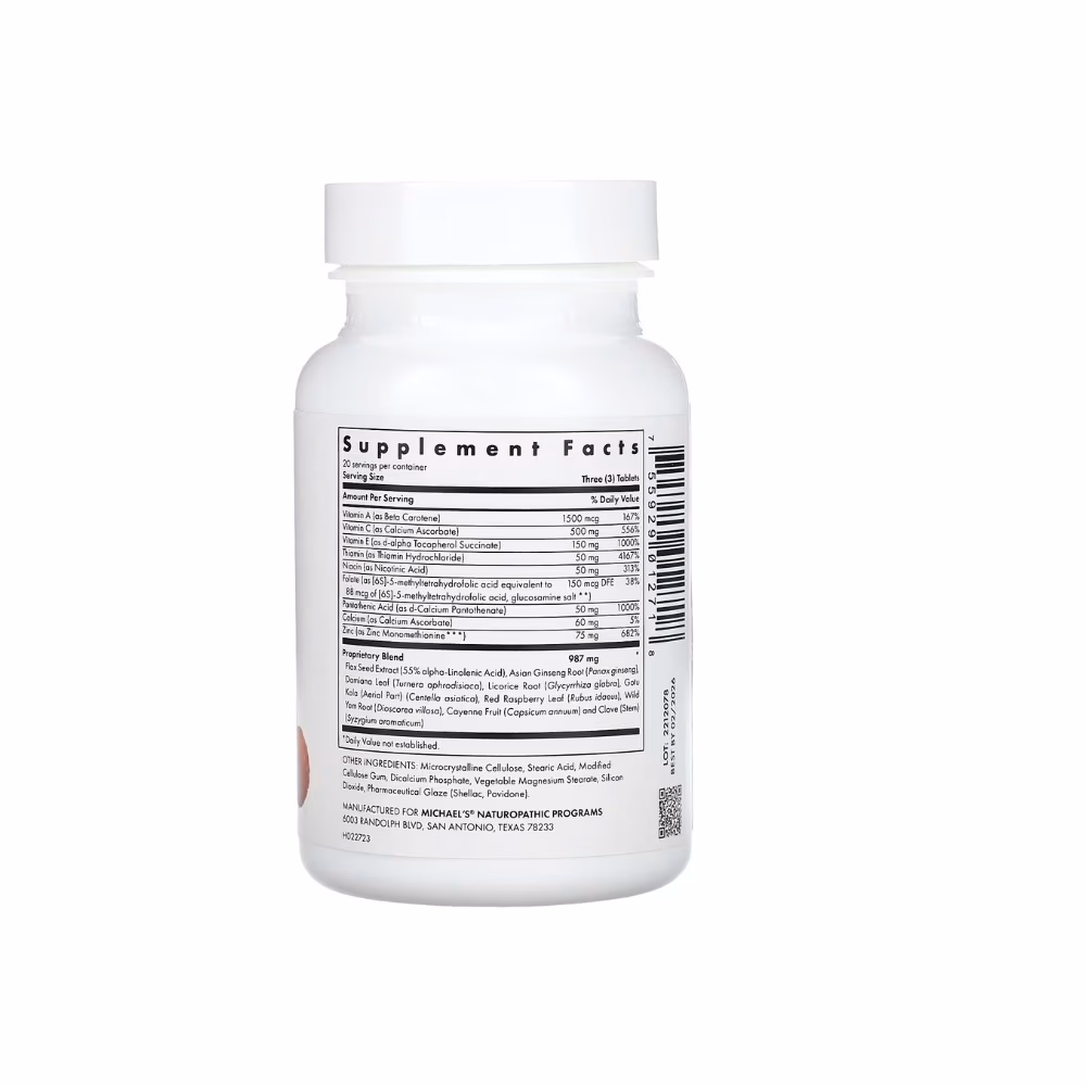 Michaels Health Female Reproductive Factors - 60 Vegetarian Tablets 2