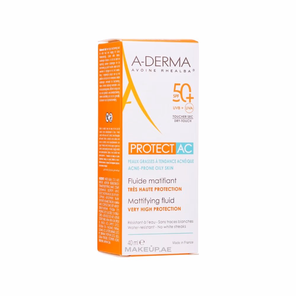 A Derma Protect AC Mattifying Fluid SPF50+ 40ml 2