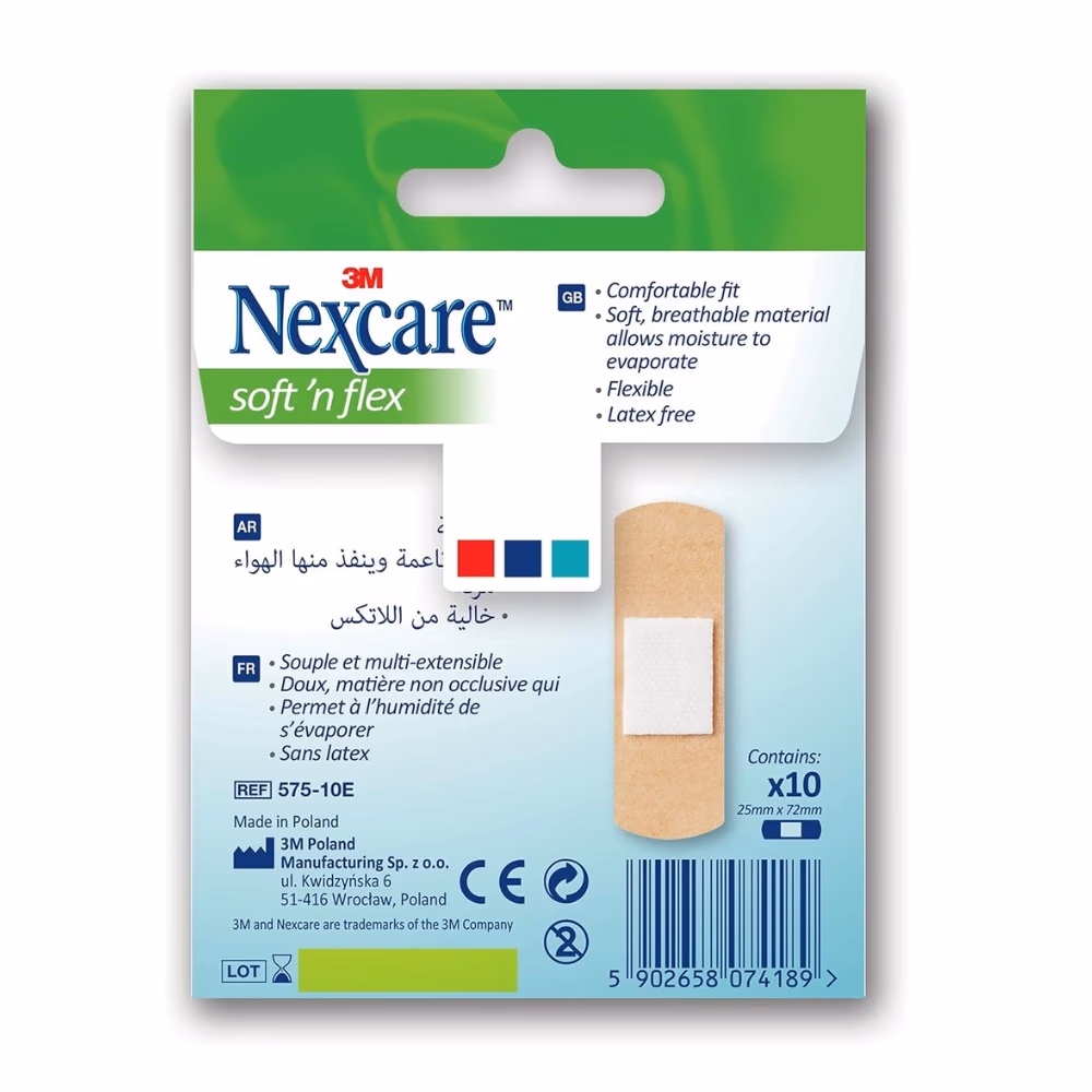 Nexcare Soft and Flexible Bandages 10s 2