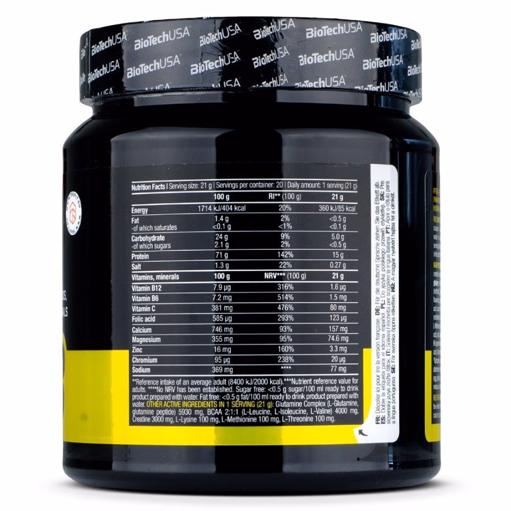 BioTechUSA After Post Workout Green Apple 420g 3