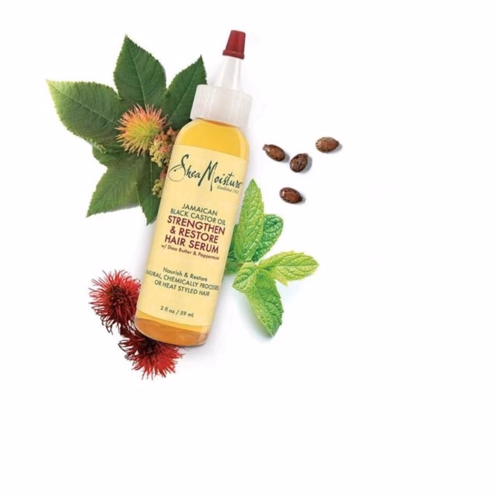 Shea Moisture Jamaican Black Castor Oil Strengthen and Restore Hair Serum 59ml 2