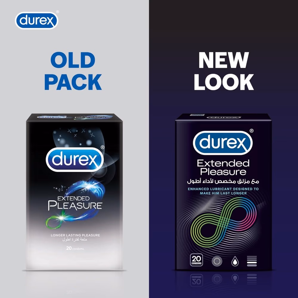Durex Extended Pleasure Condoms - Pack of 20 2