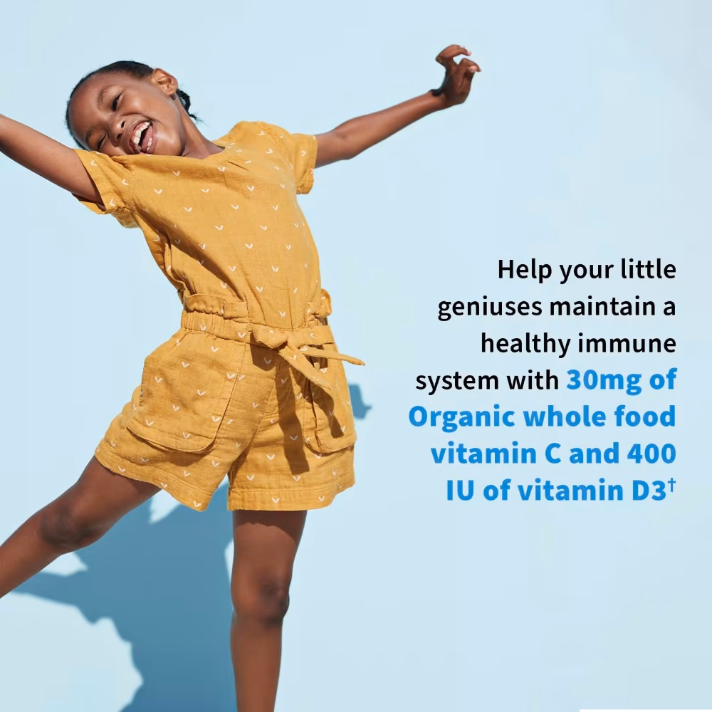 Garden of Life Dr. Formulated Probiotics Organic Kids+ Shelf-Stable Strawberry Banana 30 Chewables 4