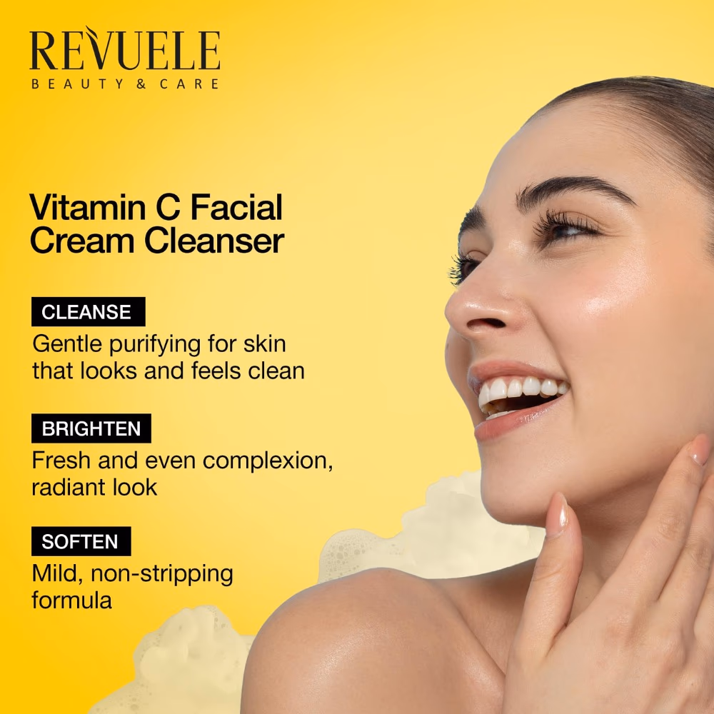 Revuele Vitamin C Facial Cream Cleanser 150Ml 4