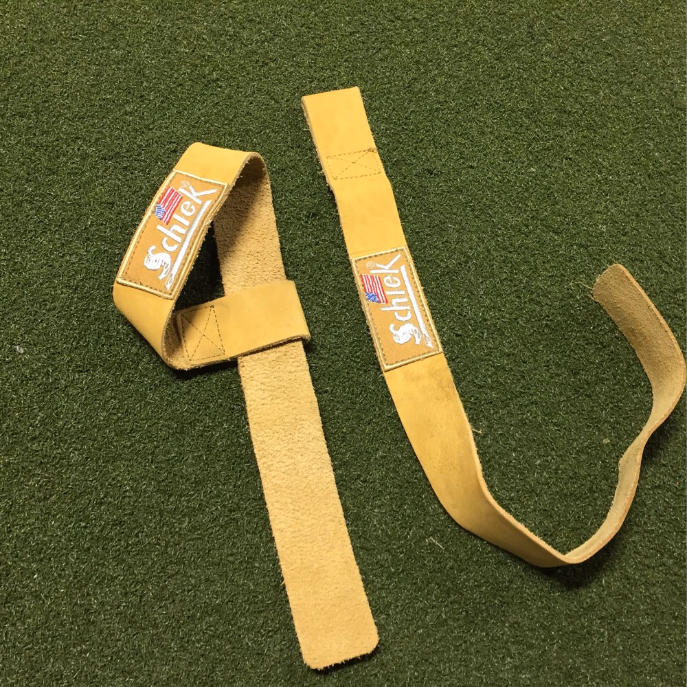 Schiek Leather LiftingStrap  Tan 3