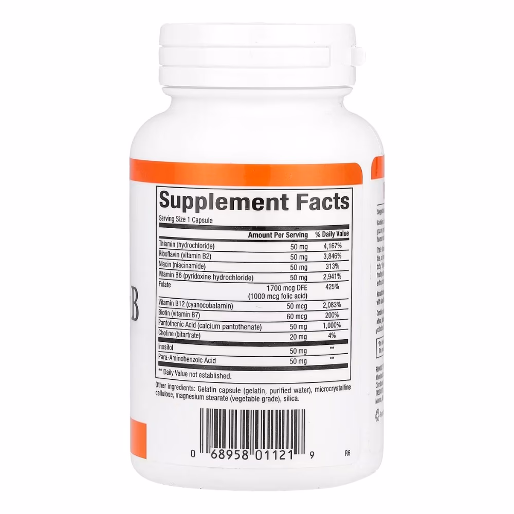 Natural Factors Hi Potency B Complex 50mg 90 Capsules 2