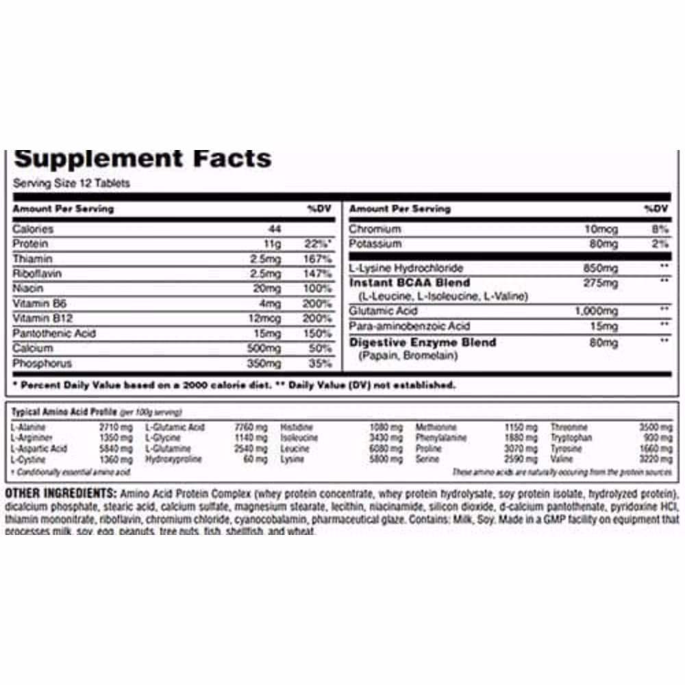 Universal Nutrition Amino Tech 375 Tablets 3
