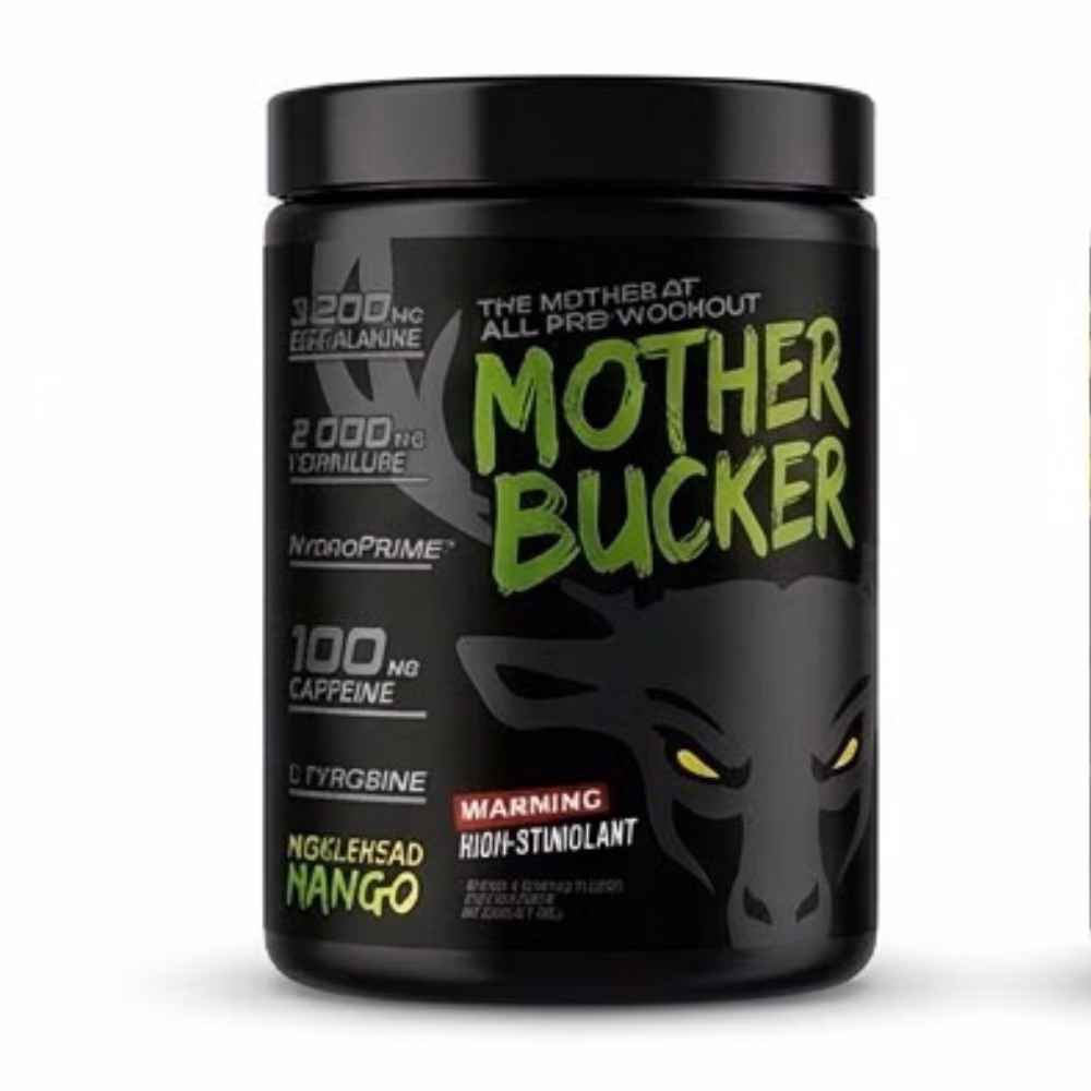 Mother Bucker Pre-Workout – Musclehead Mango Flavor, 20 Servings 3