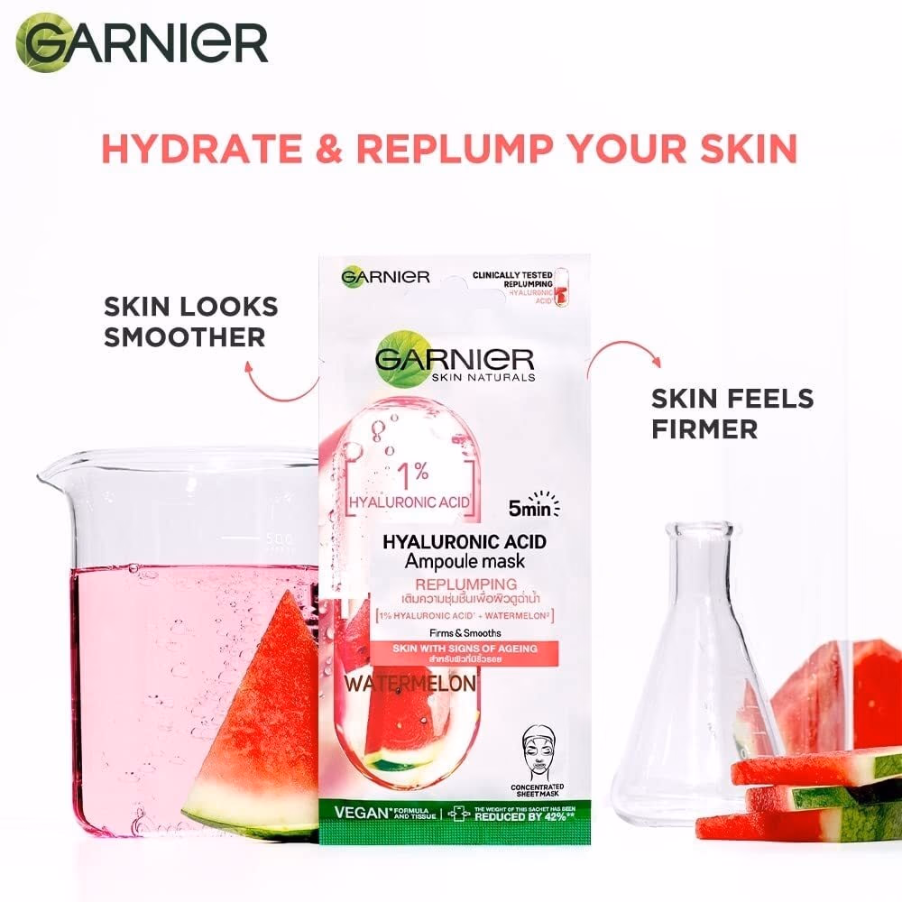 Garnier SkinActive Hyaluronic Acid Hydrating Sheet Mask 15g 5
