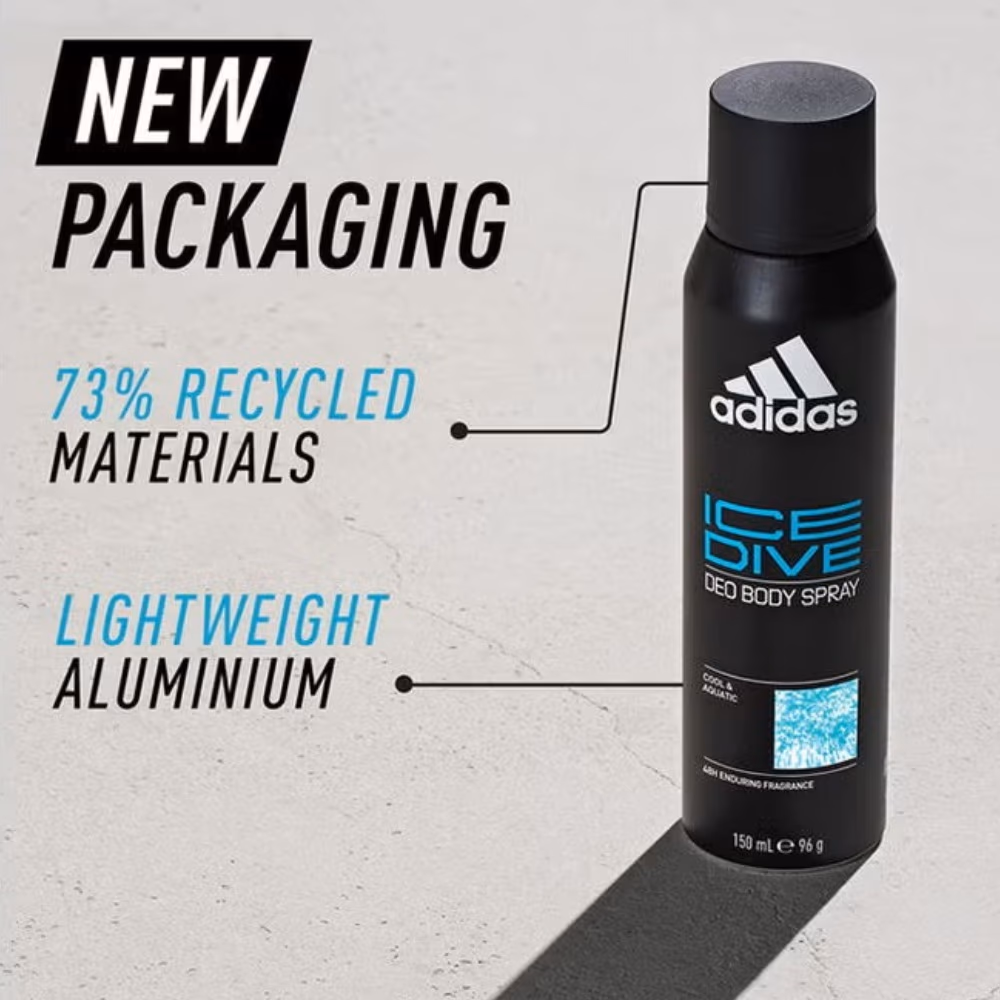 Adidas Ice Dive Deo Body Spray 150ml 2