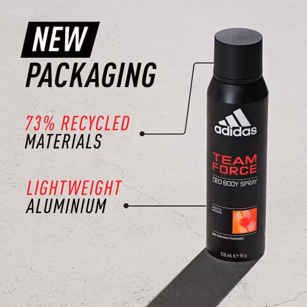 Adidas Team Force Deo Body Spray 150ml 2