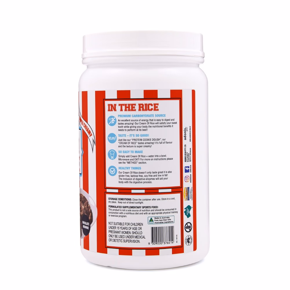 Adonis Cream of Rice Chocolate Brownie 1kg 4