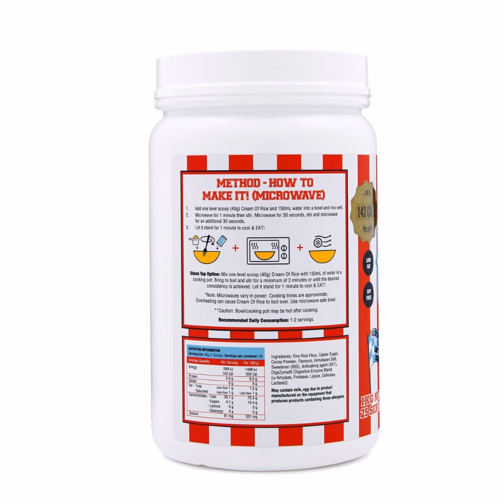 Adonis Cream of Rice Chocolate Brownie 1kg 3