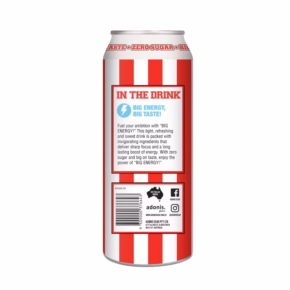 Adonis Big Energy RTD Vanilla Cola 500ml 3