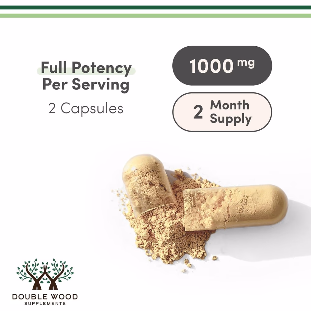 Double Wood Chaga 1000mg 120 Capsules 3