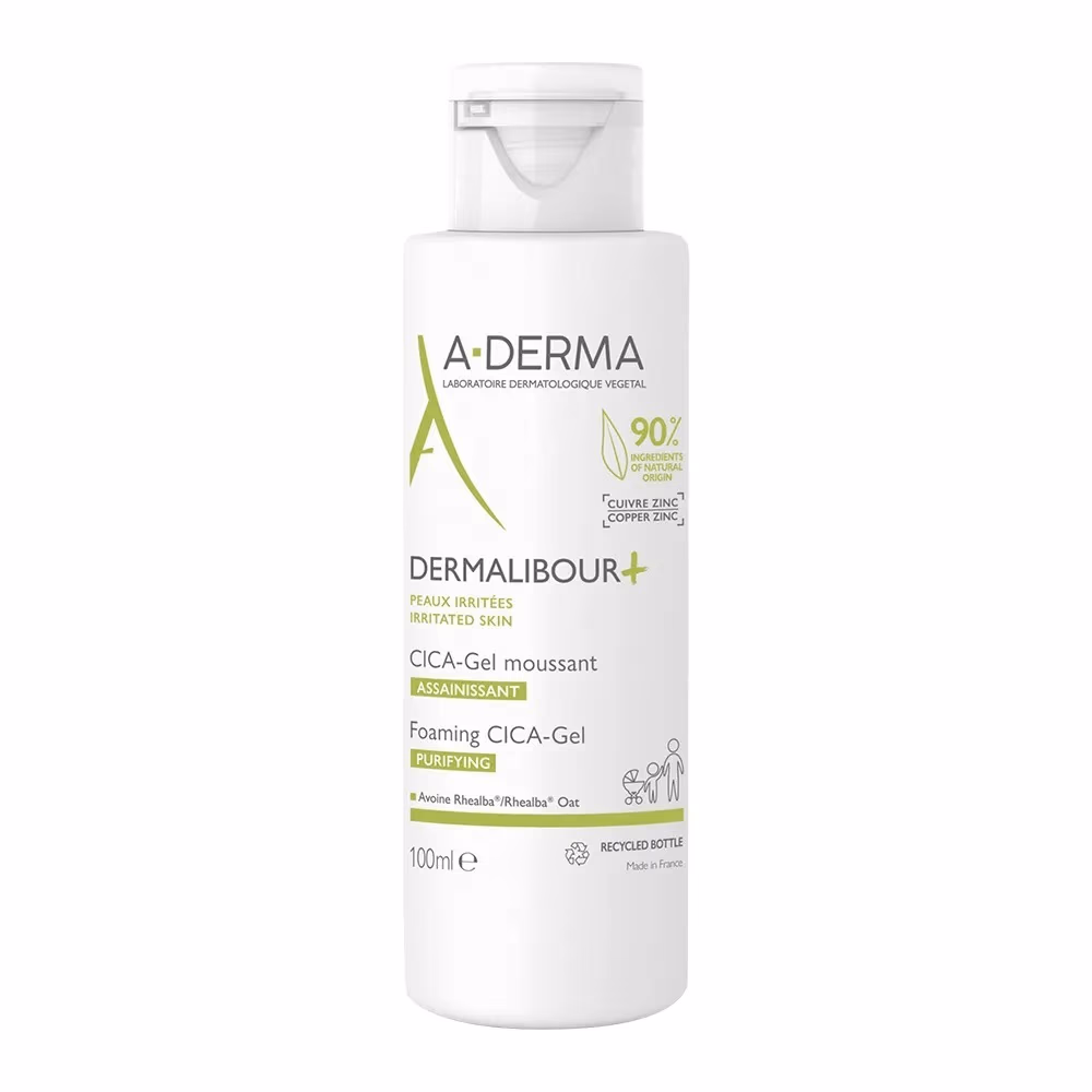 A-Derma Dermalibour+ Purifying Foaming CICA-Gel (100ml) 4