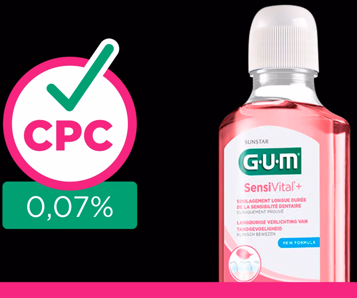 GUM SensiVital Mouthwash 300ml 4